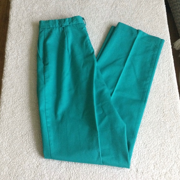 Vintage Southern Lady Teal/Turquoise/Green High Rise Pants - Sz 11/12 - Picture 7 of 12
